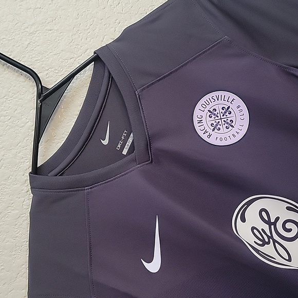 NWT Nike Racing Louisville FC Women's V-Neck Soccer Jersey Size Medium - Picture 5 of 16